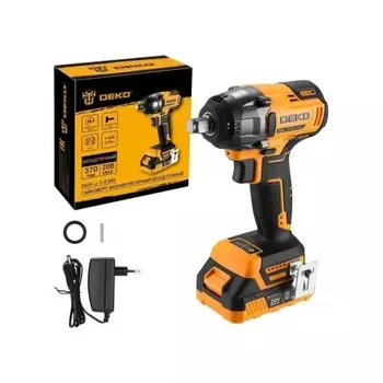 Гайковерт аккумуляторный бесщеточный DEKO DKIS-Li, 20В, 1*3.0Ач, 370 Нм