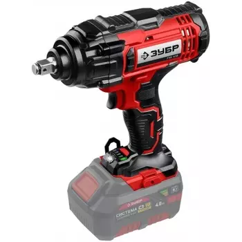 Гайковерт ударный (ГУЛ-410) ЗУБР С1-18, 18 В, 400 Н·м, без АКБ