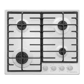 Газовая варочная поверхность Maunfeld EGHE.64.6CW/G белый