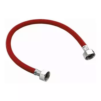 Гибкая подводка Славен для смесителя, нейлон, гайка-гайка 1/2 ?, красная, 1200 мм (СЛ-ЗП-080)