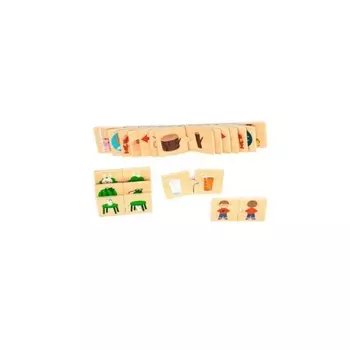 Головоломка VIGA "Соедини противоположности" 24 элемента в коробе