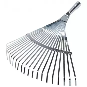 Грабли веерные RACO, эпоксидное покрытие, 22 круглых зубца, 450мм