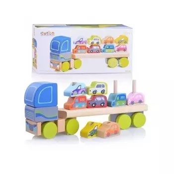 Грузовик с машинками (8 машинок) CUBIKA.13418