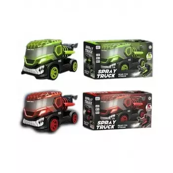 Грузовой автомобиль ANGRY TRUCK на РУ (свет,пар) в коробке аккумулятор,пипетка;5 режимов подсветки кабины