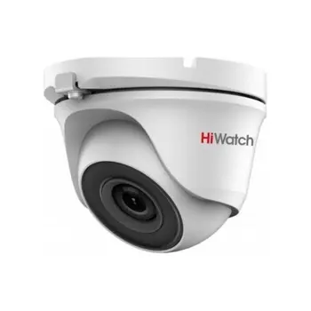 HiWatch DS-T203(B)(2.8mm) Уличная купольная аналоговая камера, 1920х1080, 2 Мп, CMOS, 25 кадр/с, до 20 м, IP66