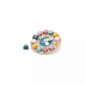 Игра Часы-пазл со шнуровкой в коробке