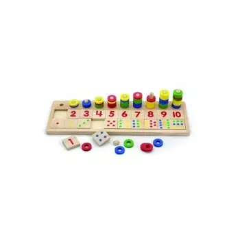 Игра"Разложи по номерам"большой(дерево)в коробке VIGA VG59072