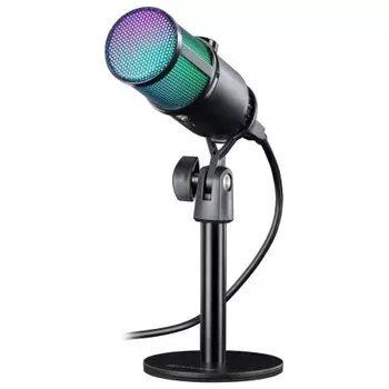 Игровой стрим микрофон Defender Glow GMC 400 USB, провод 1.3 м