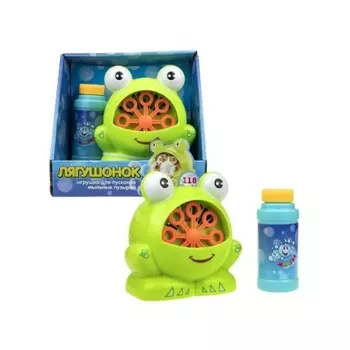 Игрушка для пускания мыльных пузырей 1TOY "Мы-шарики!" "Лягушка" (118 мл.)