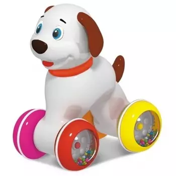 Игрушка-покатушка "Собачка" Стеллар 01394