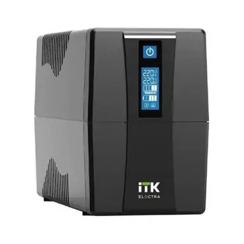 Источник бесперебойного питания ITK Electra EET-0800VA-1-001-S 480Вт 800ВА черный