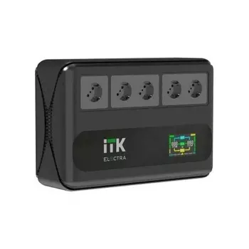 Источник бесперебойного питания ITK Electra ELT5-800VA-1-001 480Вт 800ВА черный