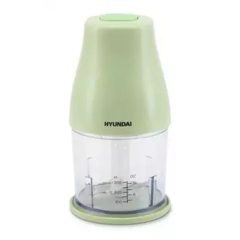 Измельчитель электрический Hyundai HYC-P3108 0.8л. 350Вт черный/зеленый