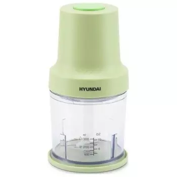 Измельчитель электрический Hyundai HYC-P3128 0.8л. 350Вт салатовый/белый