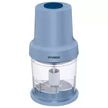Измельчитель электрический Hyundai HYC-P3138 0.8л. 350Вт голубой/белый