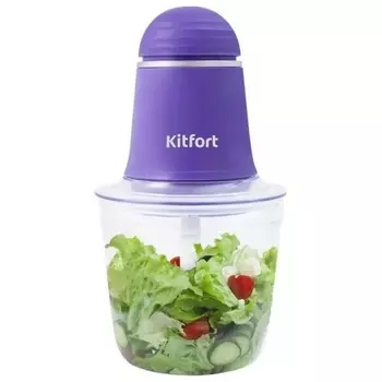 Измельчитель Kitfort КТ-3016-1 фиолетовый хорошее состояние