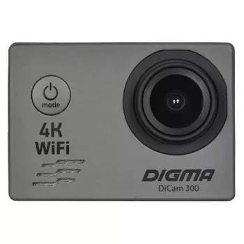 Экшн-камера Digma DiCam 300 серый