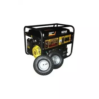 Электрогенератор Huter DY6500LX с колёсами и аккумулятором