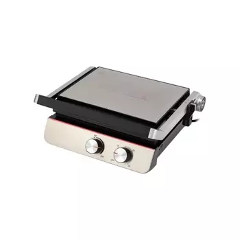 Электрогриль Hyundai HYG-5047 2200Вт серебристый/черный