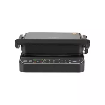 Электрогриль Hyundai HYG-7000 2000Вт серебристый/черный