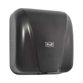 Электросушитель для рук "Puff-8885" New, антивандальный, черный, 1,8 кВт