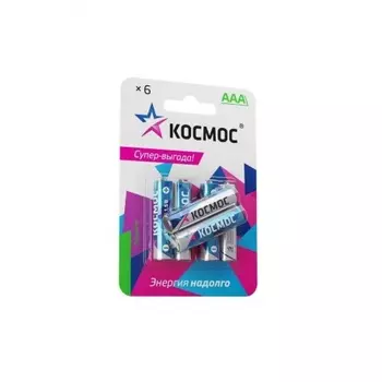 Элемент питания Космос LR03 6*BL