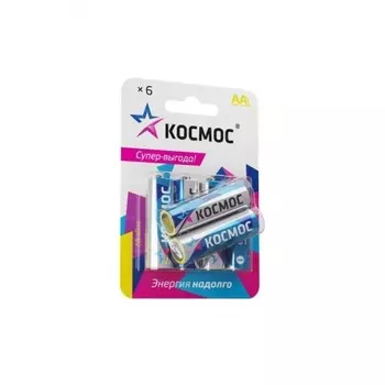 Элемент питания Космос LR6 6*BL