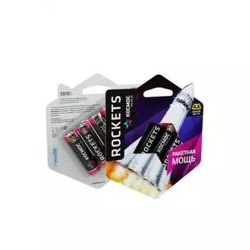 Элементы питания KOSMOS premium ROCKETS LR6 4*BL