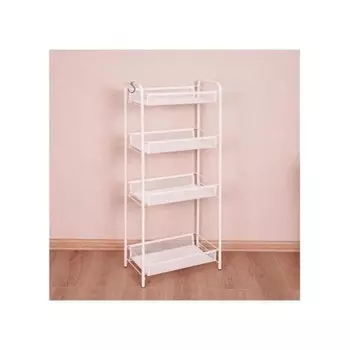 Этажерка Ладья 24 метал. (44*25*100 см) белый Э 556 Б