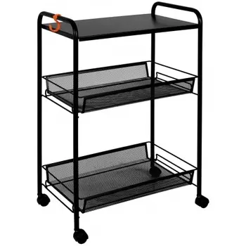 Этажерка "Ладья 33КС" черный, Э 356 Ч