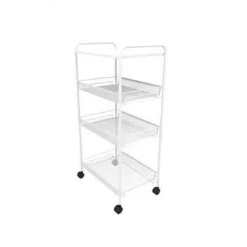 Этажерка Ладья 34КС метал. (45*30*88 см) серый Э 357 С