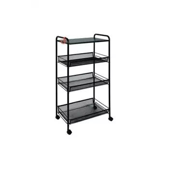 Этажерка Ладья 34КС метал. (45*30*88 см) черный Э 357 Ч