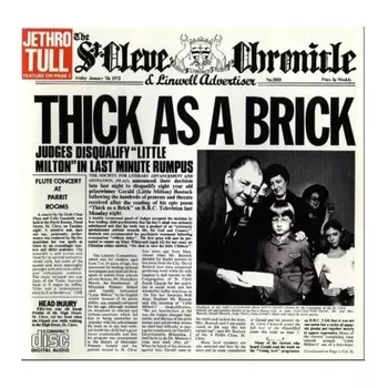 Jethro Tull - Thick As A Brick (0825646139507) виниловая пластинка