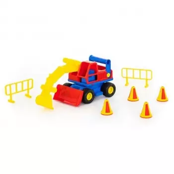 Экскаватор колесный "КонсТрак" (в сеточке)