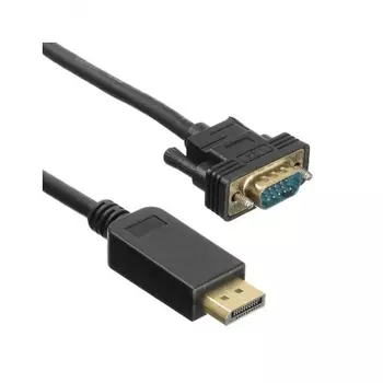 Кабель аудио-видео Buro 11v DisplayPort (m)-VGA (m) 3м контакты позолото черный (BHP DPP_VGA-3)