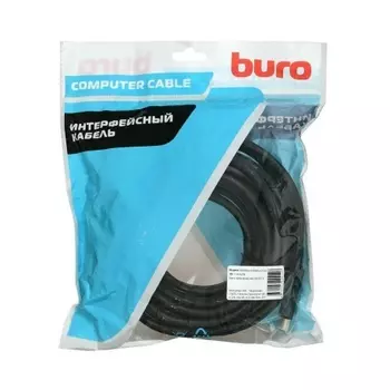 Кабель аудио-видео Buro HDMI (m)-HDMI (m) 10м контакты позолото черный (BHP HDMI 20-10)