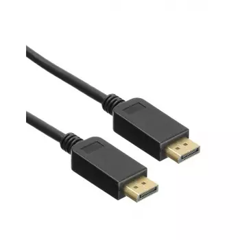 Кабель аудио-видео Buro v 12 DisplayPort (m)-DisplayPort (m) 5м контакты позолото черный (BHP DPP_12-5)