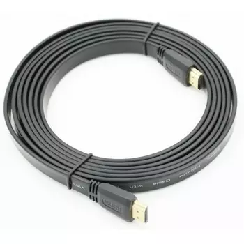 Кабель аудио-видео FLAT HDMI (m)/HDMI (m) 3м. черный
