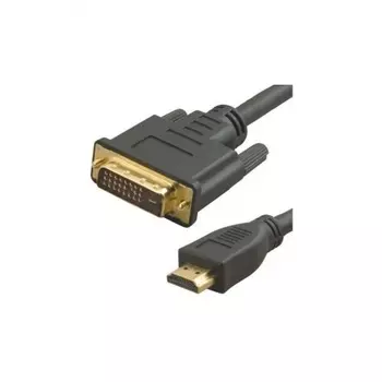Кабель аудио-видео Lazco WH-141 HDMI (m)/DVI-D(m) 20м. Позолоченные контакты черный (WH-141(20M))