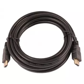 Кабель аудио-видео LAZSO WH-111 HDMI (m)/HDMI (m) 3м. Позолоченные контакты черный (WH-111(3M))