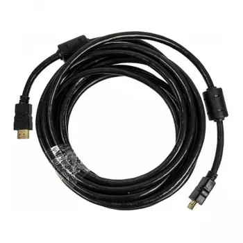 Кабель аудио-видео Ningbo HDMI-5M-MG HDMI (m)/HDMI (m) 5м. феррит.кольца Позолоченные контакты черный