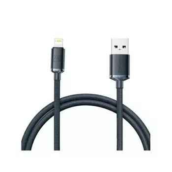 Кабель Baseus Crystal Shine Series Fast Charging Data Cable USB - Lightning 2.4A 1.2m Black CAJY000001