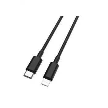 Кабель Buro PD18W USB Type-C (m)-Lightning (m) 1м черный