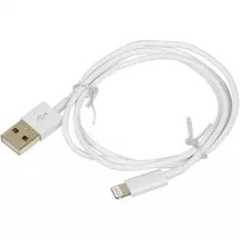 Кабель Buro USB-IP-1.2W2A USB (m)-Lightning (m) 1.2м белый