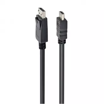 Кабель Gembird Cablexpert DisplayPort to HDMI 20M/19M 3m Black CC-DP-HDMI-3M
