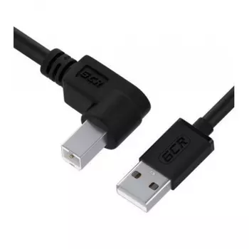 Кабель GreenConnect 1.5m USB 2.0, AM/BM, черный (GCR-52916)