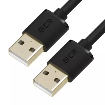 Кабель GreenConnect 3.0m USB 2.0, AM/AM, черный (GCR-UM5M-BB2SG-3.0m)