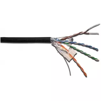 Кабель LANMASTER FTP 4 пары, кат. 5Е, 200Mhz, PE, для внешней прокладки, с водоблок. слоем, 305 м (LAN-5EFTP-WP-OUT)