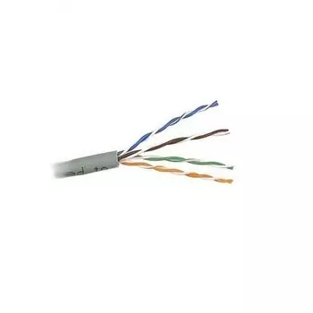Кабель LANMASTER TWT UTP, серии XL, 4 пары, Кат.5e, PVC, серый, 305 метров (TWT-5EUTP-XL)