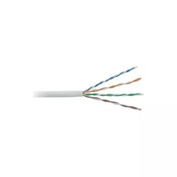Кабель LANMASTER UTP, 4 пары, кат. 5Е, 350Mhz, LSZH, белый, 305 м (LAN-5EUTP-LSZH-WH)